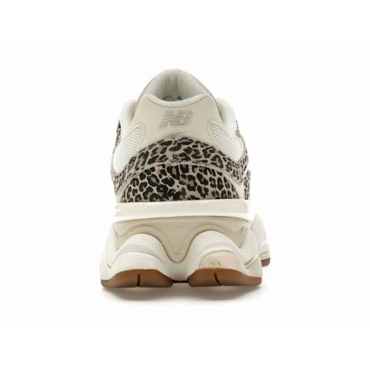 New Balance 9060 Tan Leopard Print White – Sneakers Women's