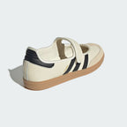 Adidas Samba Jane White Gum Halo Blue sneaker - stitching detail