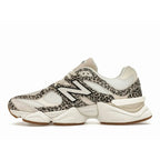 New Balance 9060 Tan Leopard Print White – Sneakers Women's